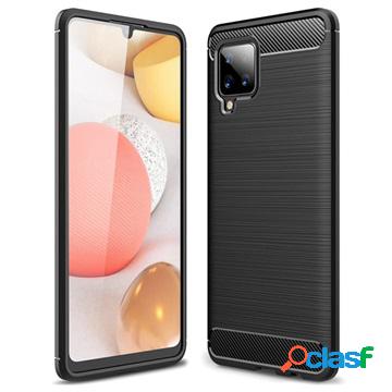 Cover in TPU Effetto Spazzolato per Samsung Galaxy A42 5G -