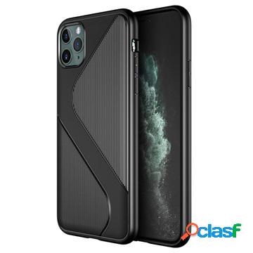 Cover in TPU S-Shape per iPhone 11 Pro - Nero