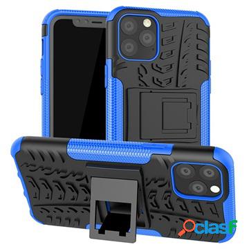 Custodia Ibrida Antiscivolo per iPhone 11 Pro - Blu / Nero