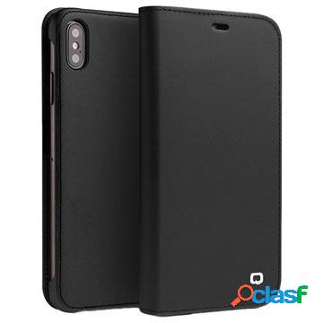 Custodia Portafoglio Qialino Classic in Pelle per iPhone XS