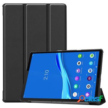 Custodia Sottile Tri-Fold per Lenovo Tab M10 FHD Plus - Nera