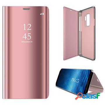 Custodia a Flip Luxury Mirror View per Samsung Galaxy S9 -