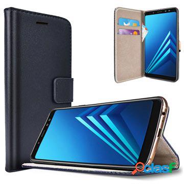 Custodia a Portafoglio Classica Saii per Samsung Galaxy A8+