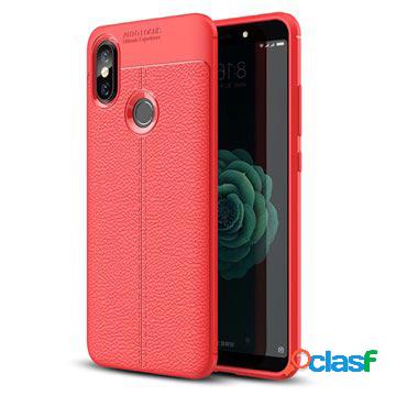 Custodia in TPU Slim-Fit Premium per Xiaomi Mi A2 - Rossa