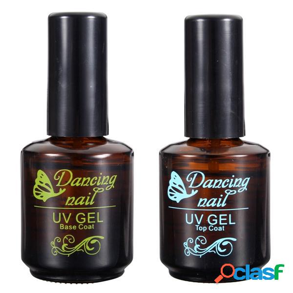 DANCINGNAIL Soak Off UV LED Gel Chiodo Base polacca e Top