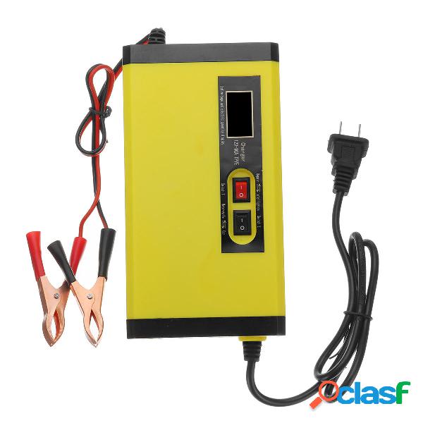 DC 12V 8A Pulse Repair Batteria Caricabatterie per auto Moto