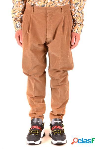 DSQUARED2 PANTALONI UOMO S74KB0310S52020132 COTONE MARRONE