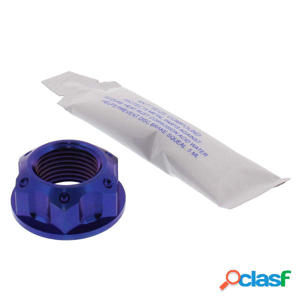 Dado perno ruota m18x1.50 27mm titan blau
