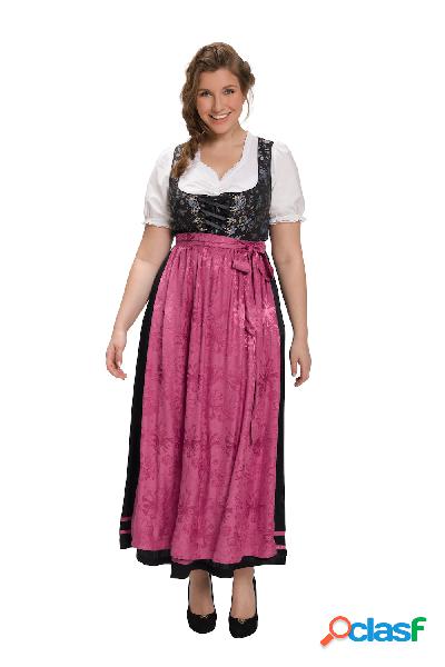 Dirndl, Donna, Nero, Taglia: 50, Cotone/Viscosa/Poliestere,