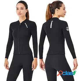 DiveSail Womens 2mm Wetsuit Top Wetsuit Jacket Diving Suit