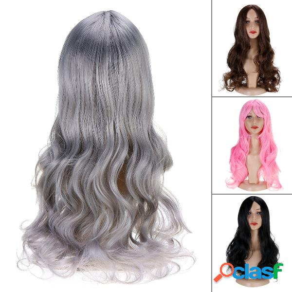 Donna Parrucca Full Wavy Capelli Estensioni Resistente al
