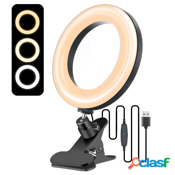 ELEGIANT EGL-01 Luce ad anello da 6,3 pollici 3 modalità di