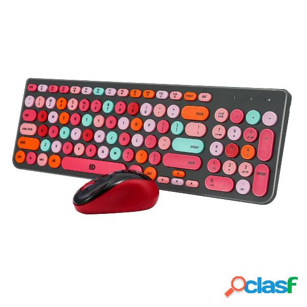 FD ik6630M 2.4GHz Wireless Keyboard & Mouse Set 99 tasti