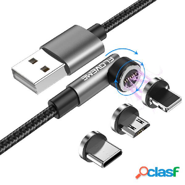 Floveme 3-in-1 iP/Micro USB/Type-C Cavo di ricarica