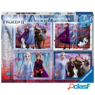 Frozen 2 Ravensburger Puzzle 4x100 Bumper Pack
