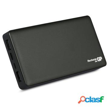 GP MP15MA Portable Type-C Power Bank - 15000mAh - Dark Grey