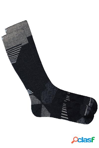Gambaletti a compressione graduata, classe 1, Uomo, Nero,