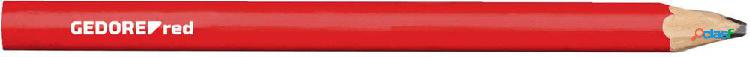 Gedore RED 3301432 Matita artigianale L. 175mm ovale rosso