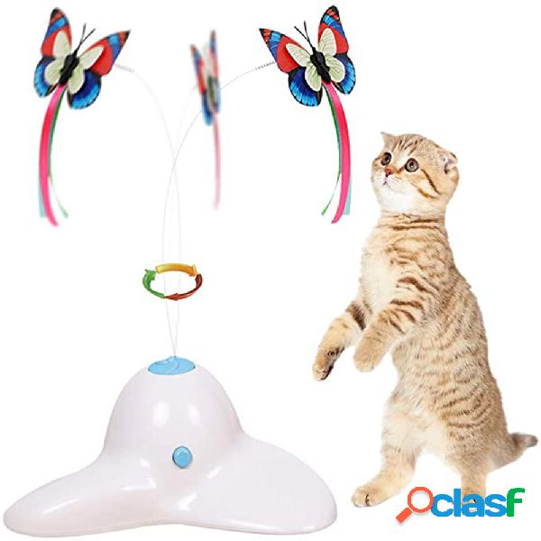 Giocattoli per gatti rotanti a vibrazione elettrica