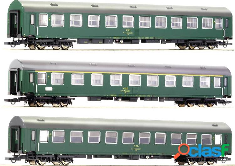 H0 RO kit 3 pz. 3: Vagone treno da viaggio D 375 Vindobona