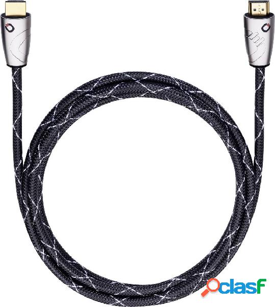 HDMI Cavo 1.50 m Nero Oehlbach EASY CONNECT STEEL