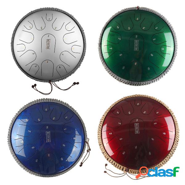 HLURU Pearl Paint 13 Pollici 15 Note Steel Tongue Drum D