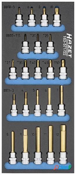 Hazet 163-571/22 163-571/22 Kit inserti a bussola 3/8 (10