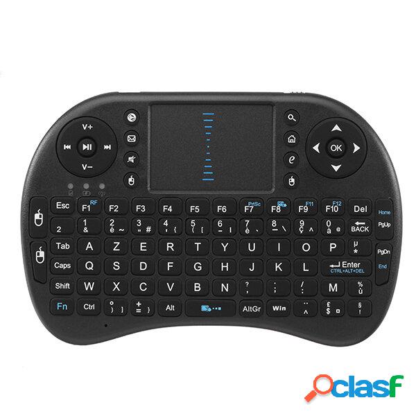 I8 Mouse da tastiera wireless francese con Touchpad Mini