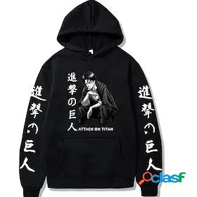 Inspired by Attack on Titan Cosplay levi ackerman Polyster