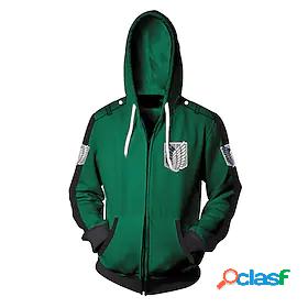 Inspired by Attack on Titan Hoodie Eren Jager Mikasa