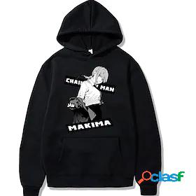 Inspired by Chainsaw Man Makima Polyster Anime Cartoon