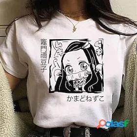 Inspired by Demon Slayer Cartoon Manga Kamado Nezuko Print