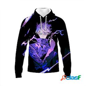 Inspired by Jujutsu Kaisen Hoodie Anime Gojo Satoru Pattern