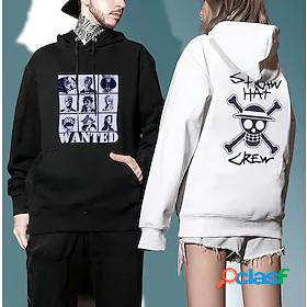 Inspired by One Piece Hoodie Anime Monkey D. Luffy Nami