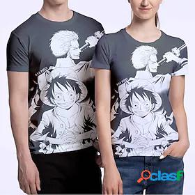 Inspired by One Piece Portgas D. Ace 100% Polyester T-shirt