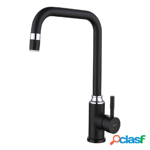 Intelligente antiscottatura LED 3 colori nero opaco girevole