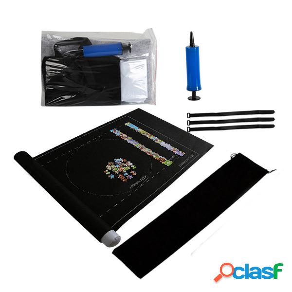 Jigsaw Puzzle Toy Storage Mat Roll Up Puzzle Felt Storage