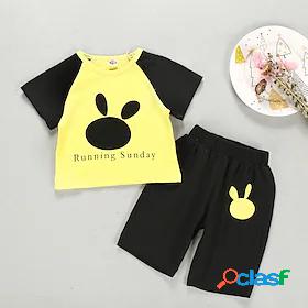 Kids Boys T-shirt Shorts Clothing Set Short Sleeve 2 Pieces