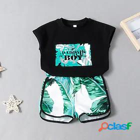 Kids Toddler Boys T-shirt Shorts Clothing Set Short Sleeve