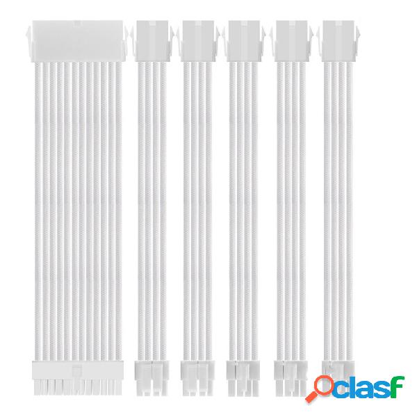 Kit di prolunga per cavo intrecciato ATX da 6 pezzi per kit