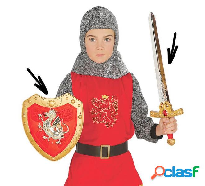 Kit medievale: scudo e spada per bambini