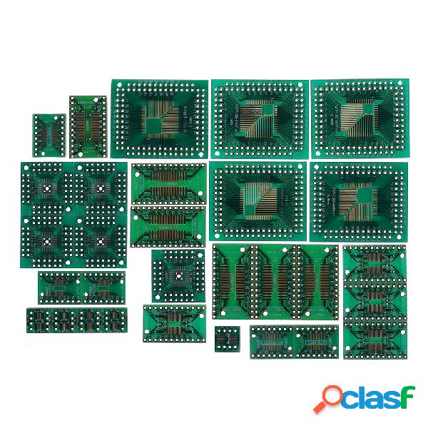 Kit scheda PCB 90 pezzi SMD Turn To DIP Adapter Converter