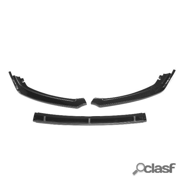 Kit spoiler anteriore per carrozzeria in fibra di carbonio