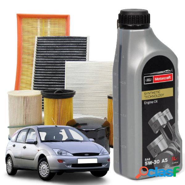 Kit tagliando filtri e olio Ford 5w30 Focus 1.8 Tddi 90cv
