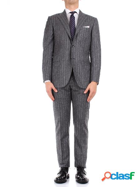 Kiton Abiti Eleganti Uomo Grigio