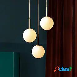 Lampada a sospensione design singolo da 20 cm globo in
