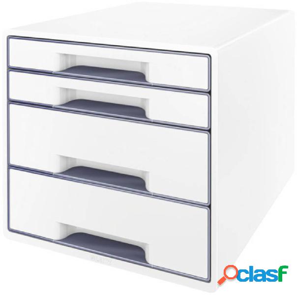 Leitz Cassettiera 5213-20-01 Bianco 4 x DIN A4 Numero