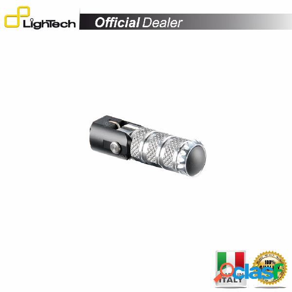 Lightech rftr252sil poggiapiede snodato uni5931 m8x20 silver