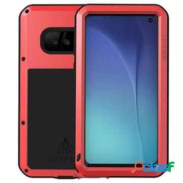 Love Mei Powerful Samsung Galaxy S10e Hybrid Case - Red