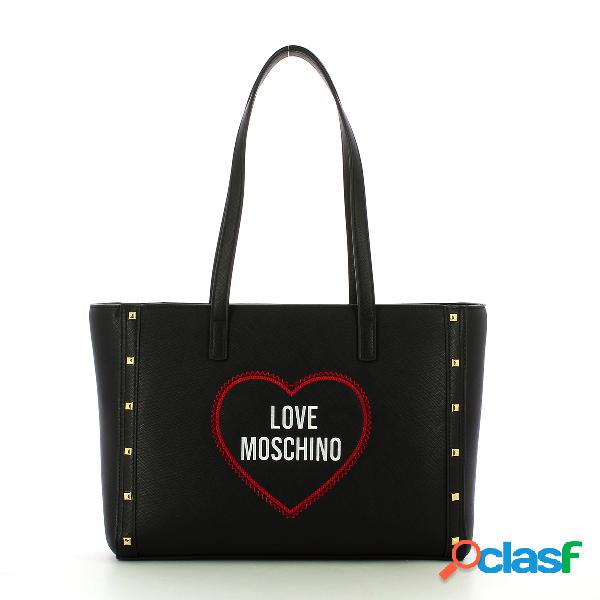 Love Moschino BORSA SAFFIANO PU KG0000 JC4368PP0EKG0000 NERO